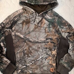 Vintage Carhartt Men Camo Hoodie